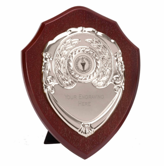 Picture of Triumph Silver Presentation Shield  20cm