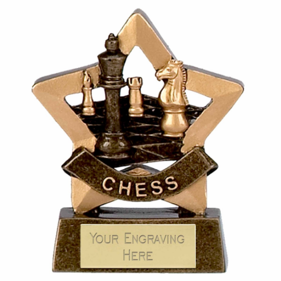 Picture of Mini Stars Chess Trophy  8cm