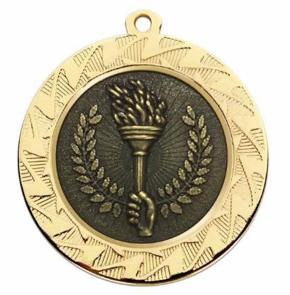 Picture of Gold Prism Heavyweight Multi Award Medal 70mm (2 3/4") 70mm