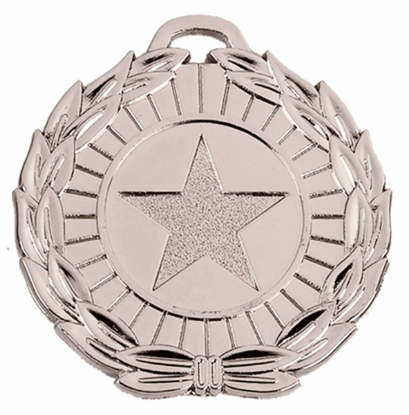 Picture of Silver Mega Star Laurel Medal 50mm (2") 50mm