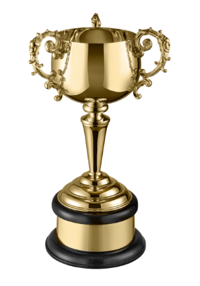 Picture of Equine Cup Gold Plated Cup Complete 14.5cm