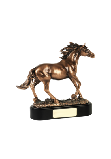 Picture of x 12.5in Stallion Horse Figurine Award 14cm