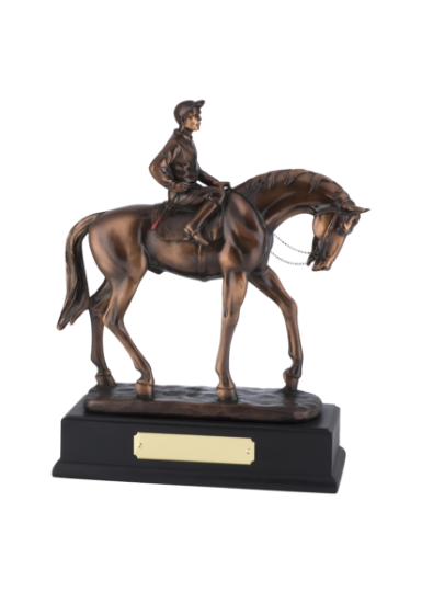 Picture of x 9in Horse & Jockey Figurine Award 11cm