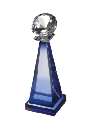 Picture of Clear & Blue Diamond Award