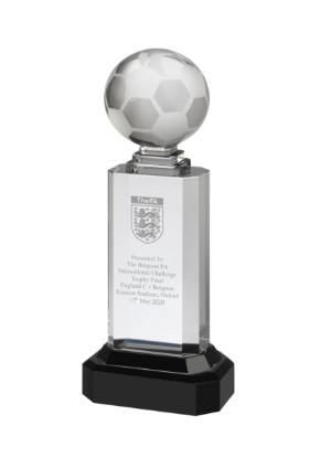 Picture of Crystal Football Award 11cm