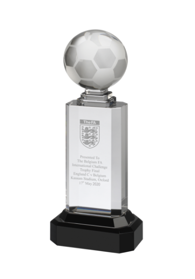 Picture of Crystal Football Award 11cm