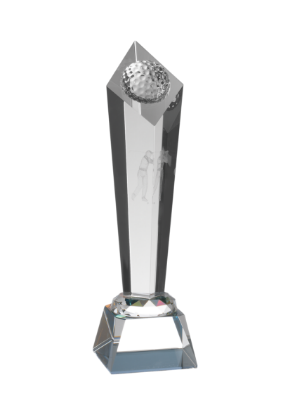 Picture of Clear Crystal Golf Award