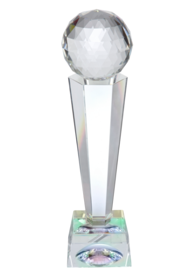 Picture of Clear Optical Crystal Award 9.5cm