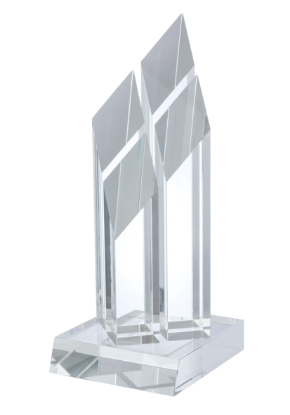 Picture of Clear Crystal Rising Star Award 12.5cm