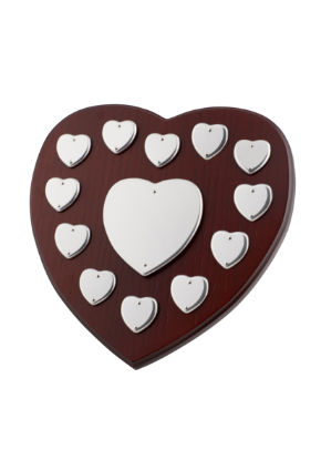 Picture of Heart Shield Award - 12 Side Shields 10cm