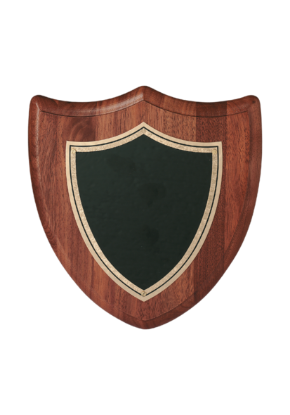 Picture of Walnut Shield Plaque 8cm