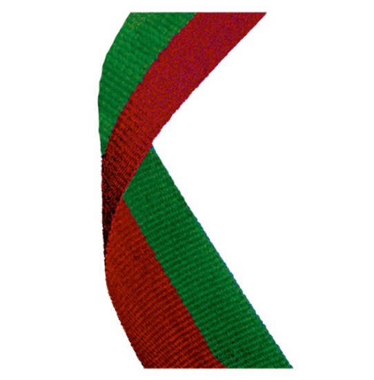 Picture of Red & Green Medal Ribbon  76cm